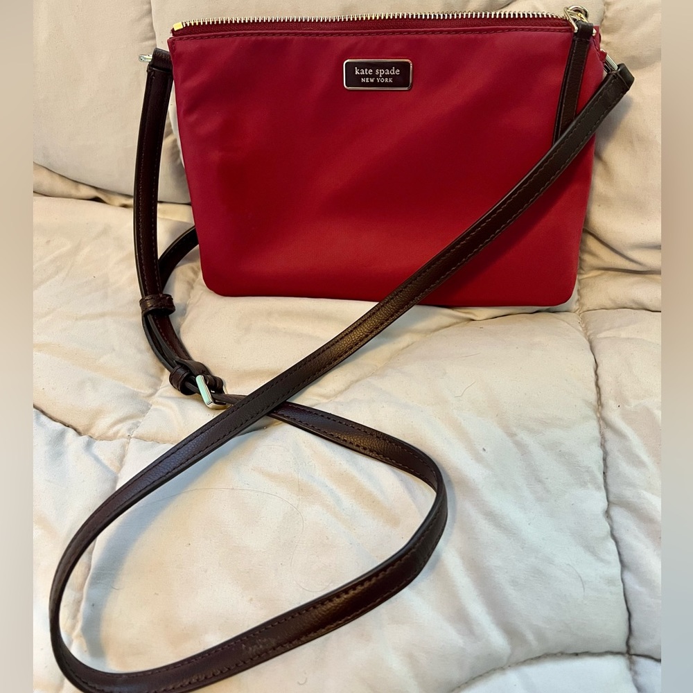 Kate spade vinyl crossbody